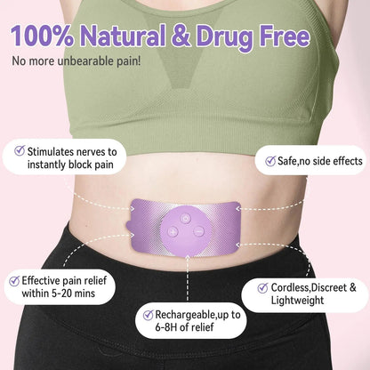 JUSTWILL Wireless Portable Period Cramps Pain Relief Simulator with 3 Modes 30 Intensity Rechargeable TENS Unit for Menstrual Cramp Relief Home Medical Device,Gift for Women Wife Girlfriend Girl JUSTWILLBuy Supplements Australia