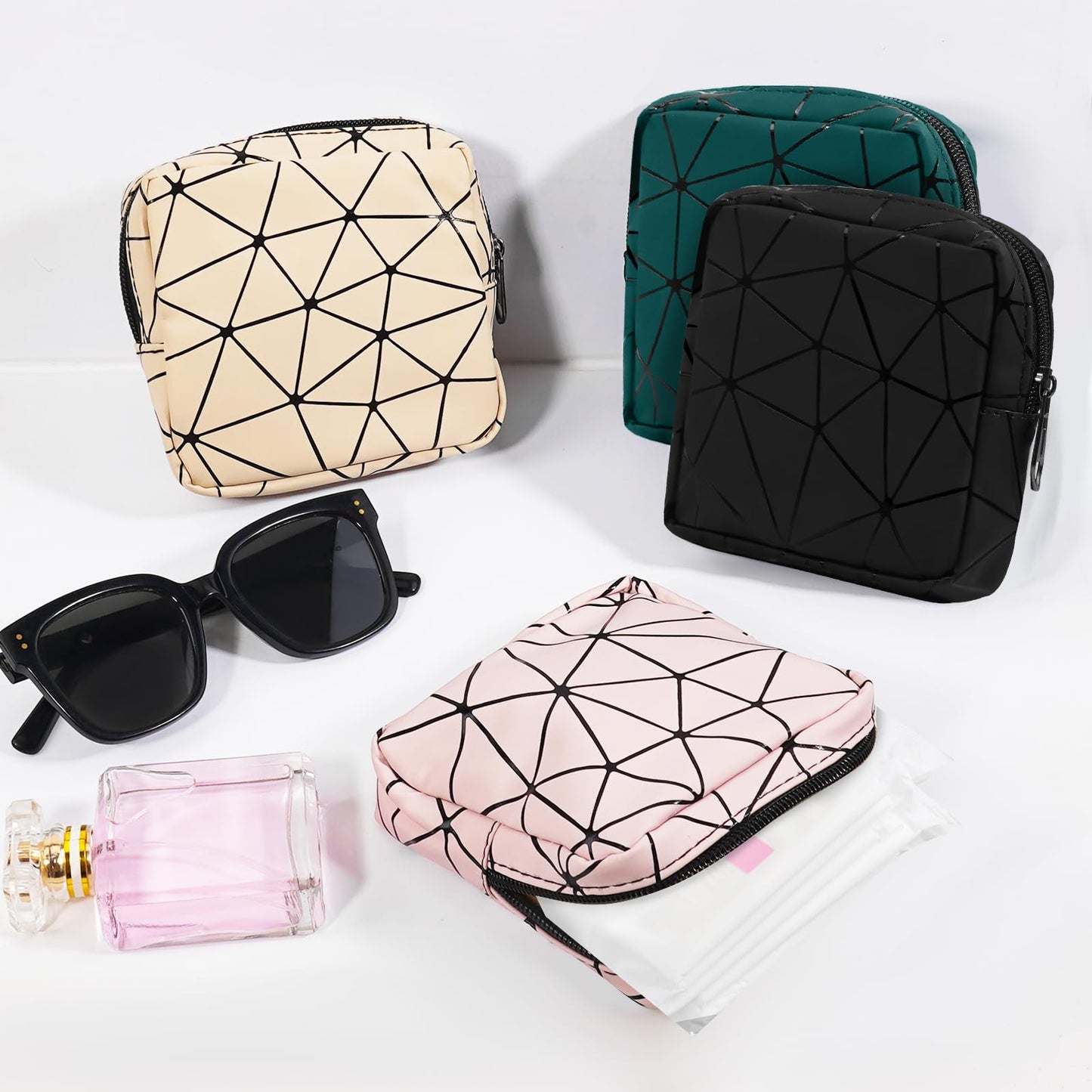 Yazabai Sanitary Napkin Storage Bag Pouch 4PCS Pads and Tampons Bags Pouches Portable YazabaiBuy Supplements Australia