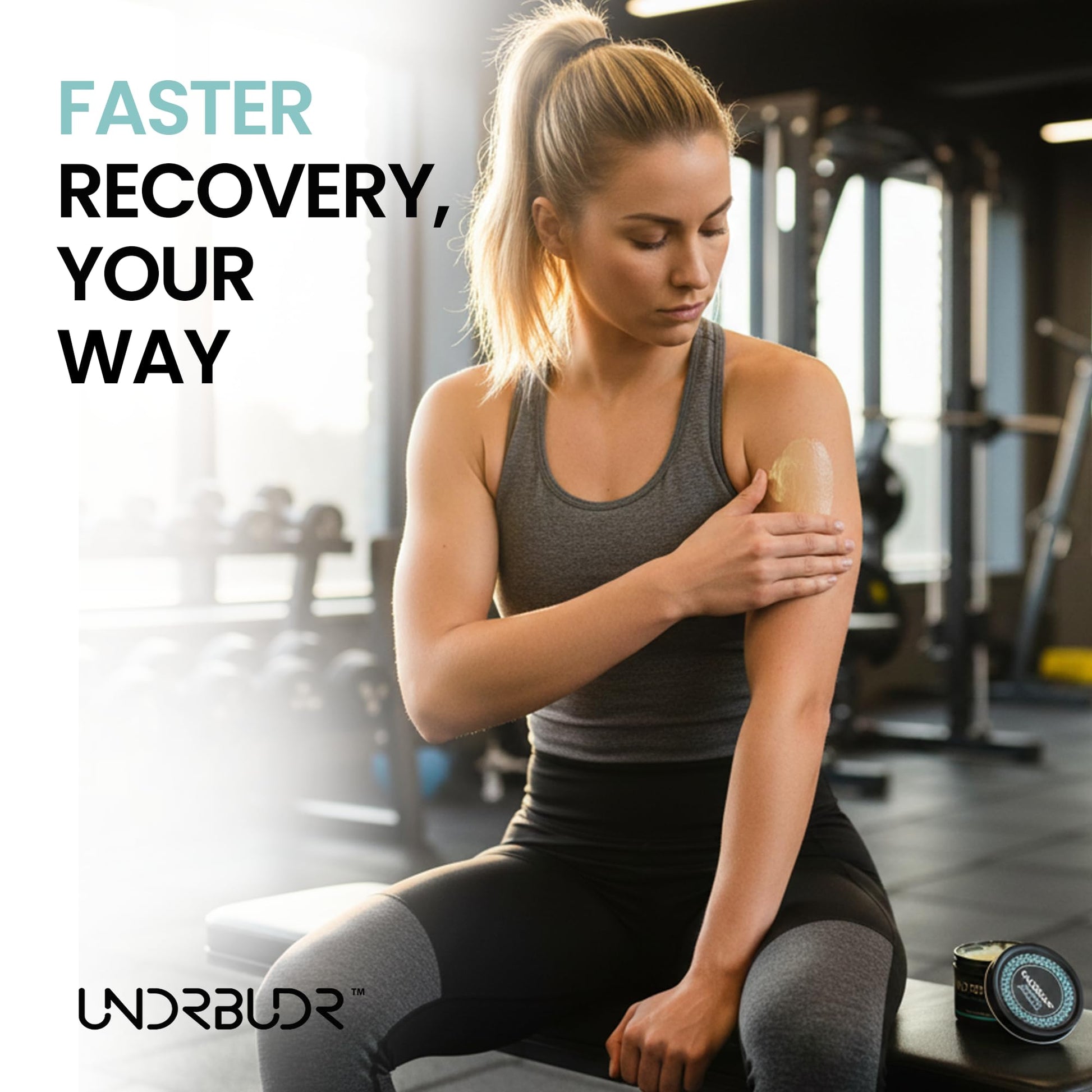 UNDRBUDR Post-Activity Recovery Muscle Rub Salve with Arnica, Comfrey & Essential Oils- Balm for Muscle Soreness, Joint Discomfort & Post-Workout Recovery, Natural Formula for Active Lifestyles (3 oz) UNDRBUDRBuy Supplements Australia