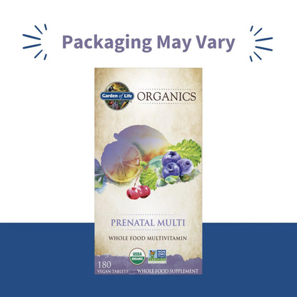 Garden of Life Organics Women’s Prenatal Multivitamin with Vitamin D3, B6, B12, C & Iron, Folate for Energy & Healthy Fetal Development – Organic Garden of LifeBuy Supplements Australia