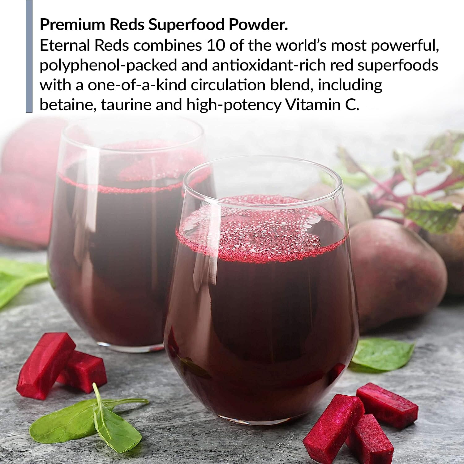 BioTrust Eternal Reds, Red Superfoods Powder, Support for Heart Health and Circulation, Energy, Stamina, No Added Sugar or Caffeine, Naturally Flavored and Sweetened, Berry Flavor (30 Servings) BioTrustBuy Supplements Australia