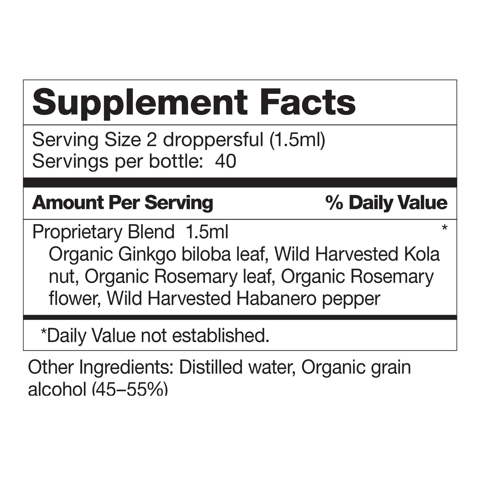 Dr. Schulze's Brain Formula 2 oz. - Vegan and Wild-Harvested | Stimulates Circulation and and Improved Mental Focus Dr. Schulze'sBuy Supplements Australia