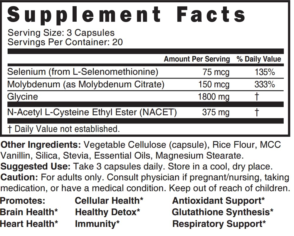 Neuro NAC Supplement 375mg Extra Strength with 1800mg Glycine - N-Acetyl Cysteine Nature's FusionsBuy Supplements Australia