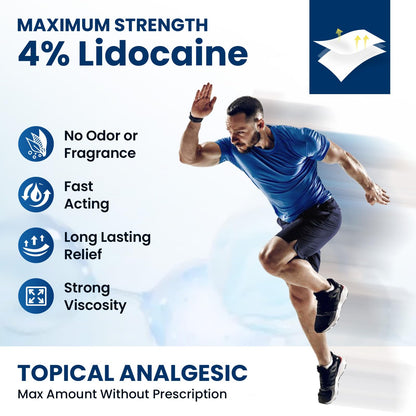 Sumifun 4% Lidocaine Pain Relief Patches 15 Counts Maximum Strength Numbing Gel Patch for Back Knee Neck Joint Ache Muscle Soreness Topical Analgesic SumifunBuy Supplements Australia