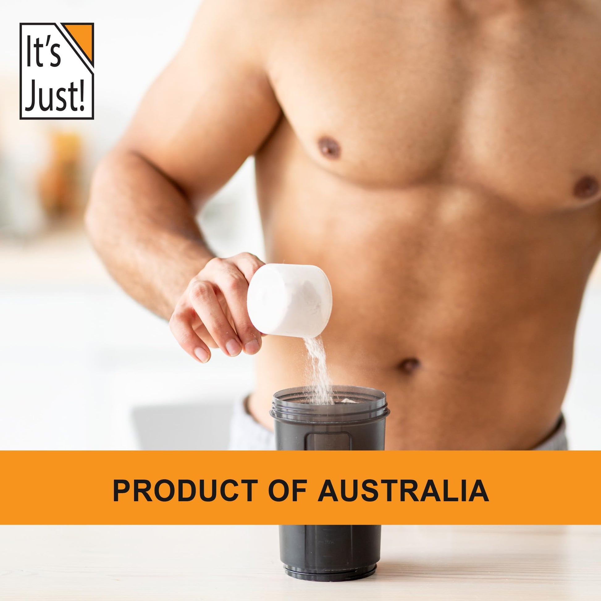 It's Just! - 100% Whey Protein Concentrate, Made in USA, Premium WPC-80, No Added It's Just!Buy Supplements Australia
