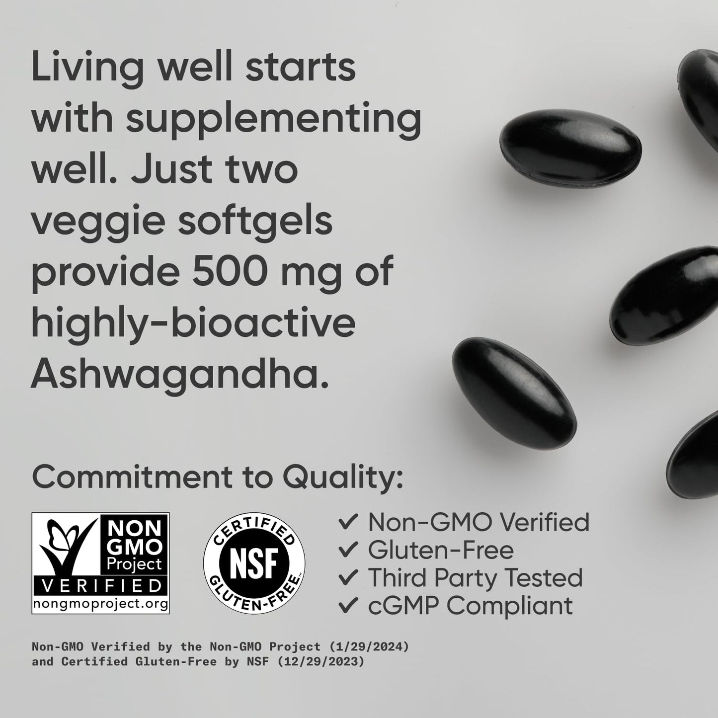 Sports Research® Ashwagandha Softgels with Coconut MCT Oil - Natural Adaptogen Sports ResearchBuy Supplements Australia