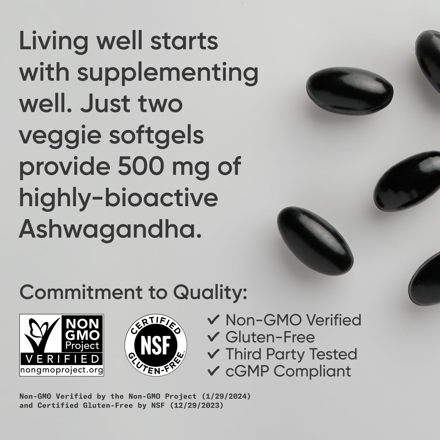 Sports Research® Ashwagandha Softgels with Coconut MCT Oil - Natural Adaptogen Sports ResearchBuy Supplements Australia
