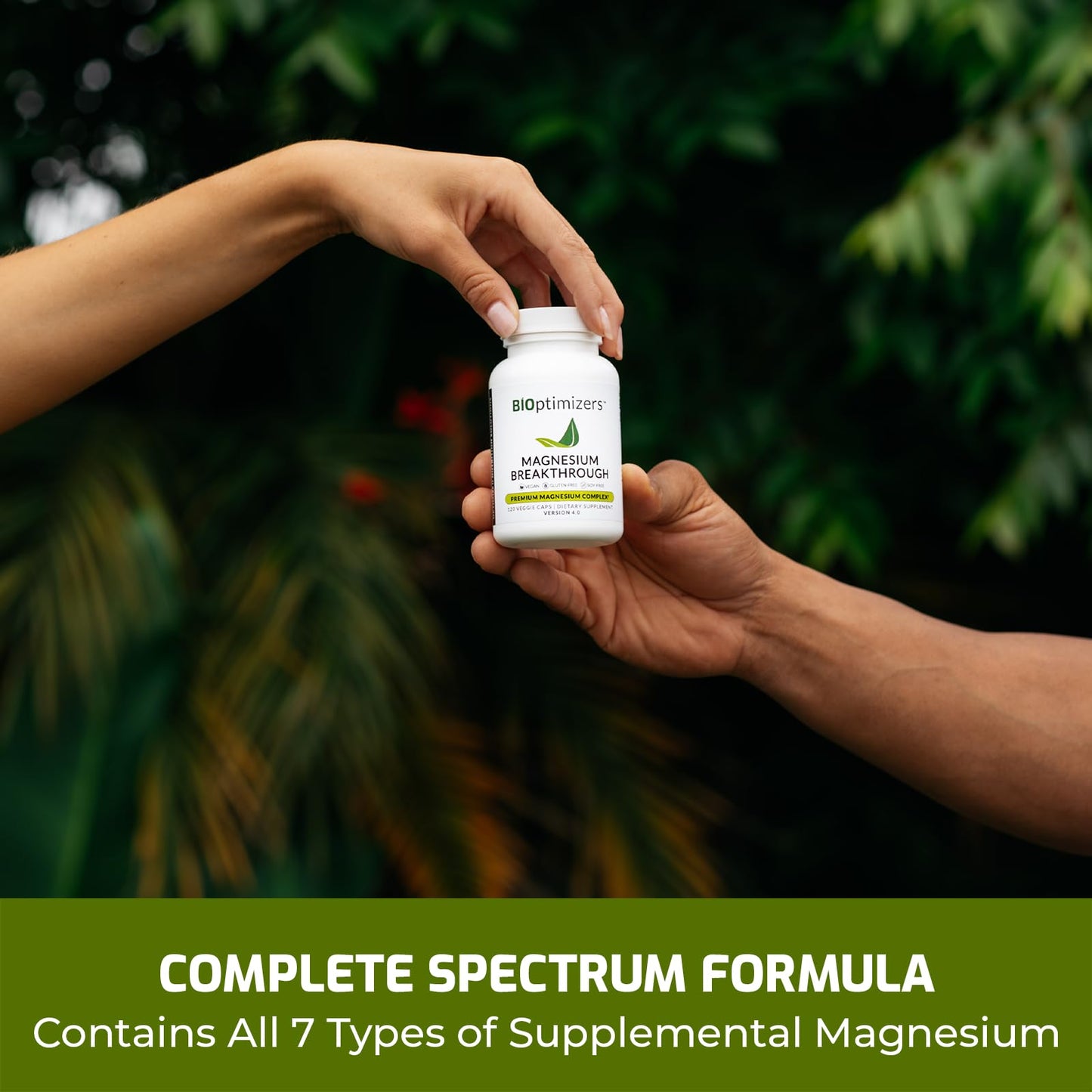 Magnesium Breakthrough Supplement 4.0 - Has 7 Forms of Magnesium: Glycinate, Malate BiOptimizersBuy Supplements Australia