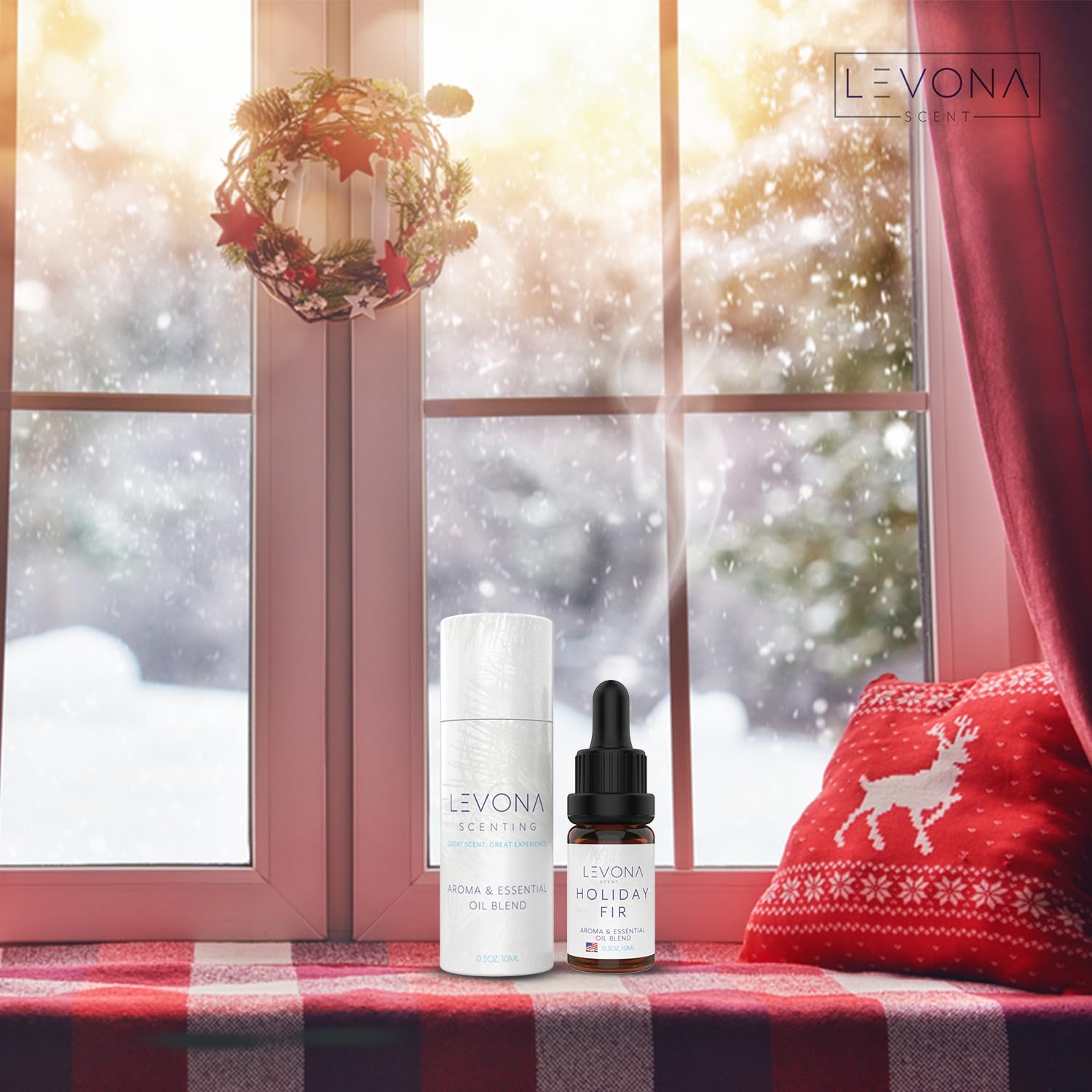 Levona Scent Christmas Essential Oils for Diffuser: Holiday Fir Essential Oil for Diffusers for Home LEVONA SCENTBuy Supplements Australia
