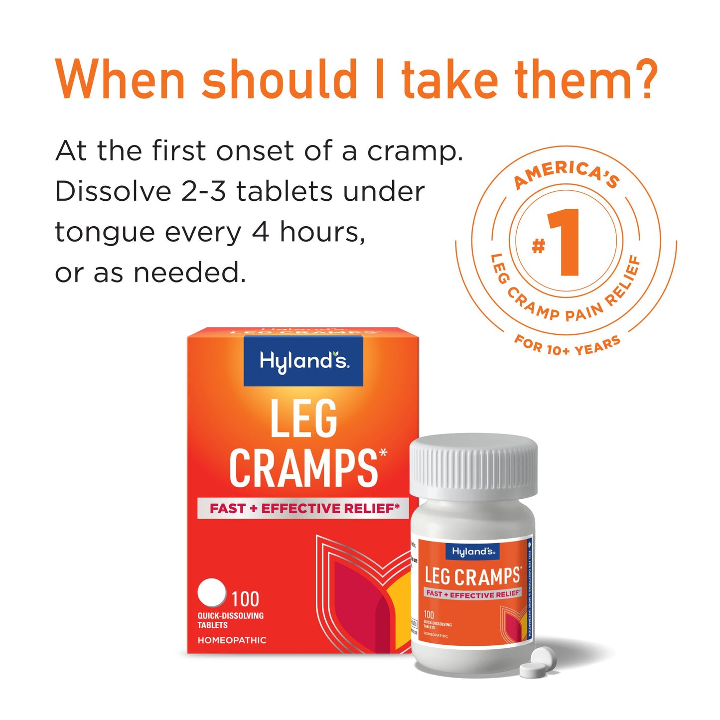 Hyland's, Leg Cramps, 100 Tablets (2 Pack) Hyland'sBuy Supplements Australia