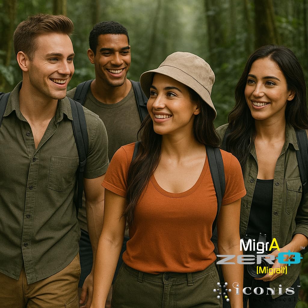 Migraine Relief, Quad-Formula with PA-Free Butterbur (150mg), CoQ10 (300mg), Magnesium Glycinate (300mg), High-Dose Riboflavin (400mg) - MigrA Zero (120 Caps) Optimal Dosing for Migraine Sufferers Iconis BioceuticalsBuy Supplements Australia