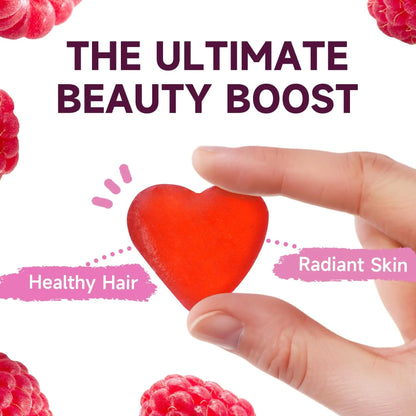 CAUPIA Hair Skin and Nails Gummies, All-in-One Advanced Formula Supports Hair Growth - Skin Health & Nail Strength - 30 Gummies CAUPIABuy Supplements Australia