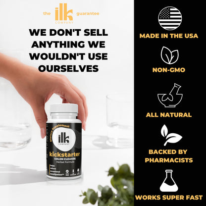 ILK COMPANY Made in USA Herbal Colon Cleanse Capsules - Non GMO - Gluten Free Capsules ILK COMPANYBuy Supplements Australia