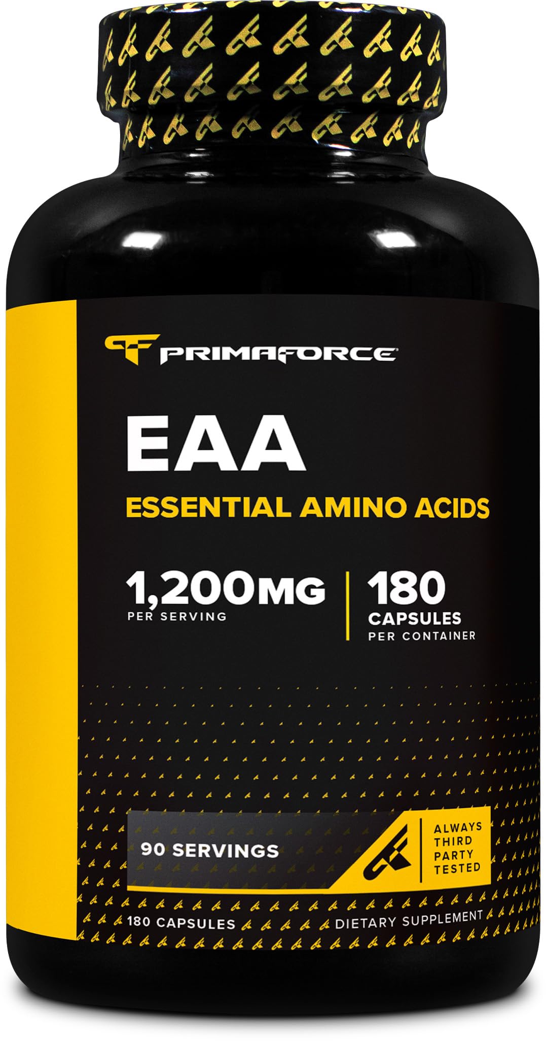 Primaforce EAA Capsules 1200mg, 180 Capsules, 90 Servings - Essential Amino Acids - Non-GMO, Gluten Free & Vegitarian Friendly PrimaforceBuy Supplements Australia