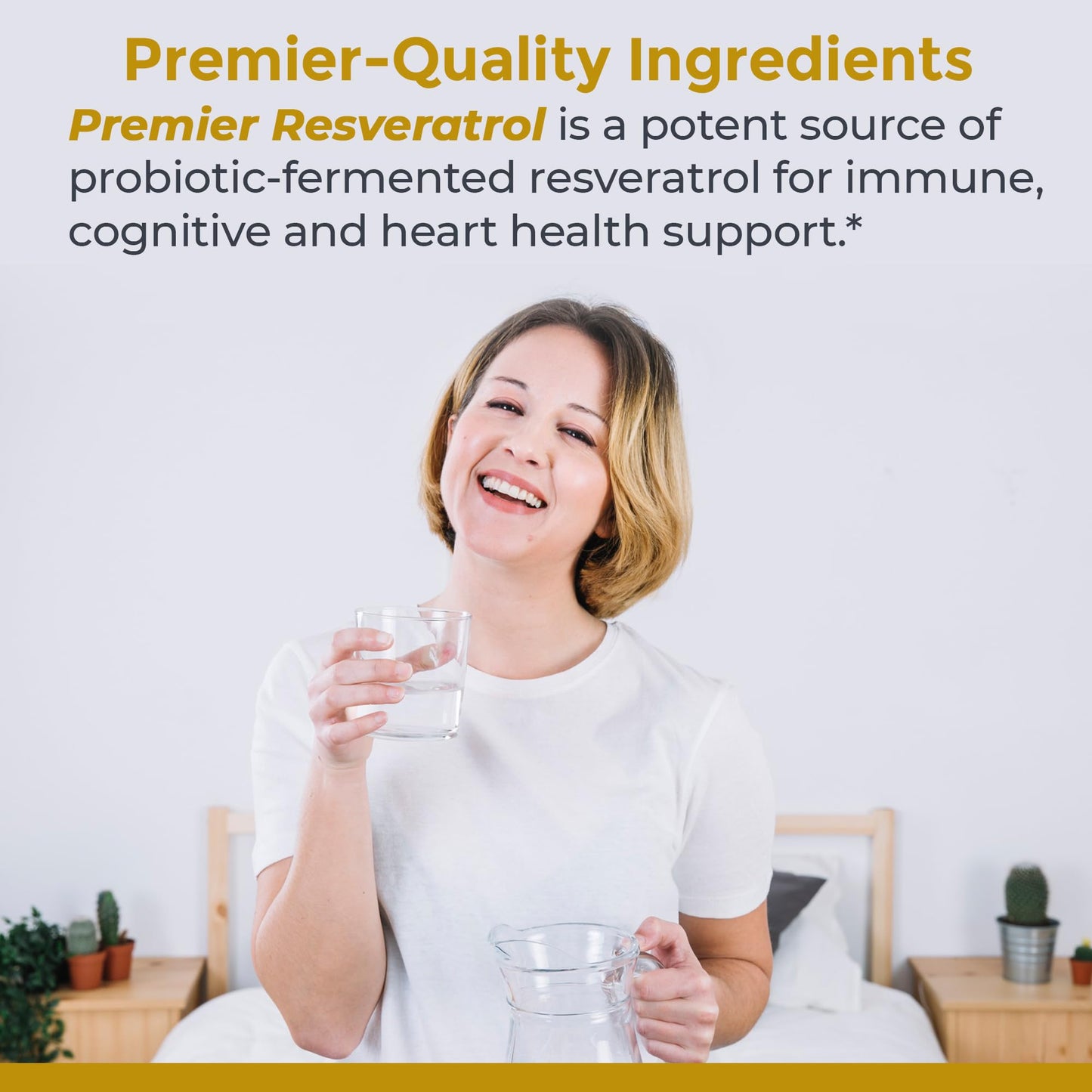 Premier Research Labs Resveratrol - Resveratrol Liquid Supplement, Trans Resveratrol, Antioxidant Support for Heart Health & Blood Flow, Aging Support, 180 mg Per Teaspoon - 8 Fl Oz Premier Research LabsBuy Supplements Australia