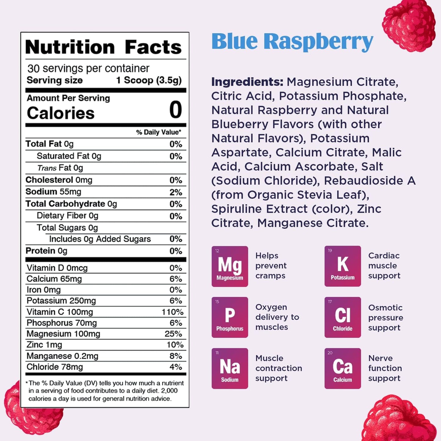 Ultima Replenisher Daily Electrolyte Drink Mix – Blue Raspberry, 30 Servings – Hydration Ultima ReplenisherBuy Supplements Australia
