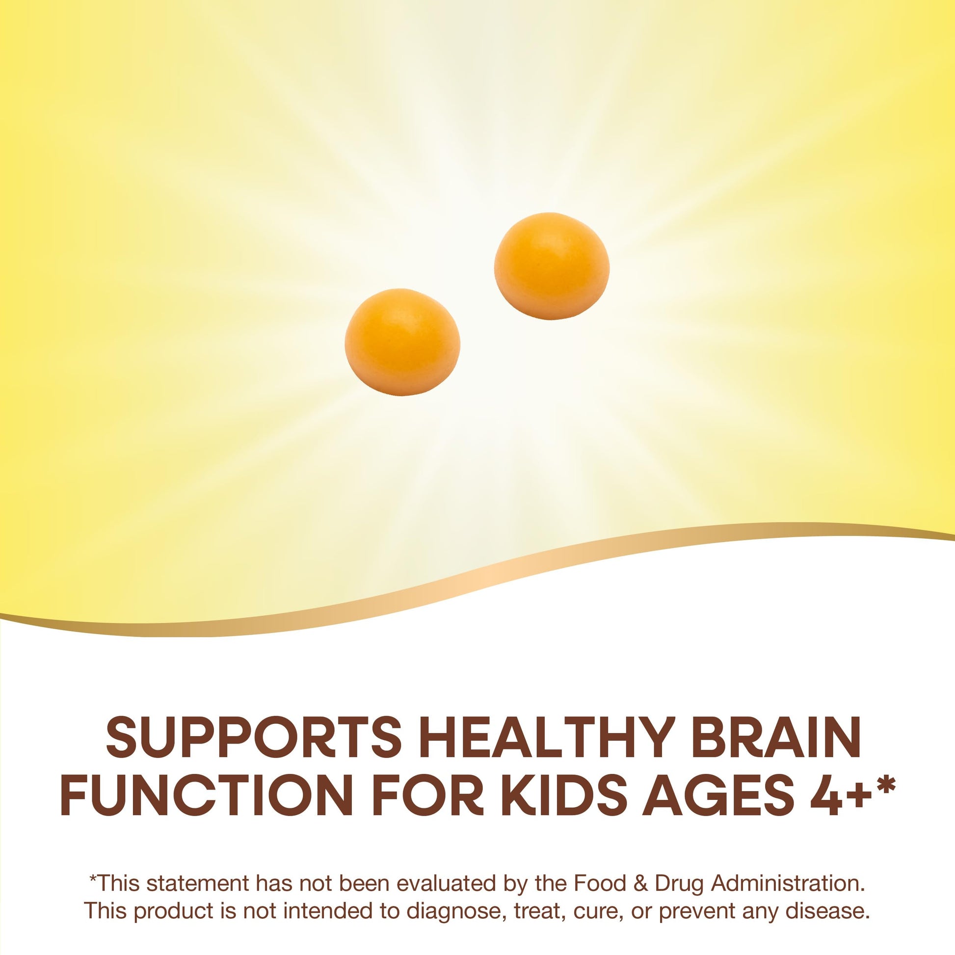 Nature's Way Kids Brain Supplement Gummies, Supports Healthy Brain Function*, Lemonade Flavored, 60 Gummies Nature's WayBuy Supplements Australia