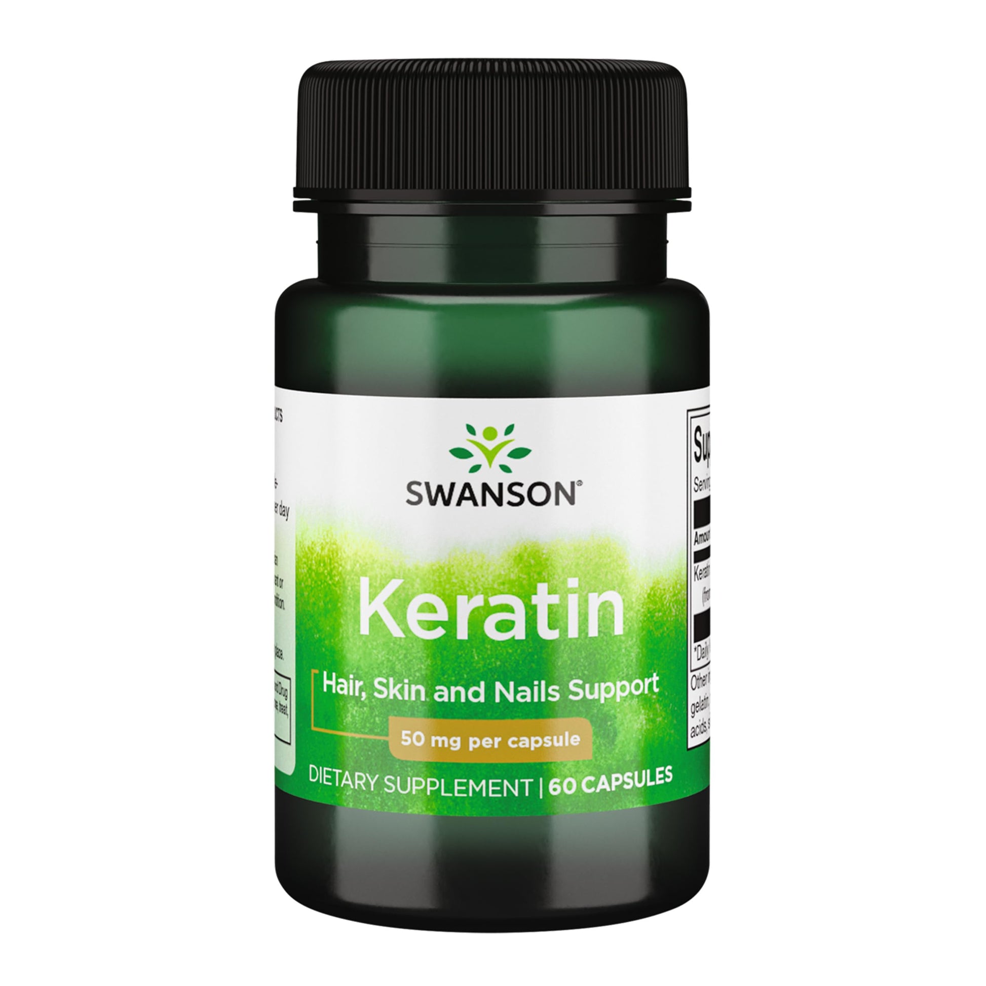 Swanson Keratin (from Tibetan Wool) - Natural Supplement Promoting Healthy Joints, Hair, Skin & Nails - Helps Nourish Healthy Connective Tissues - (60 Capsules, 50mg Each) SwansonBuy Supplements Australia