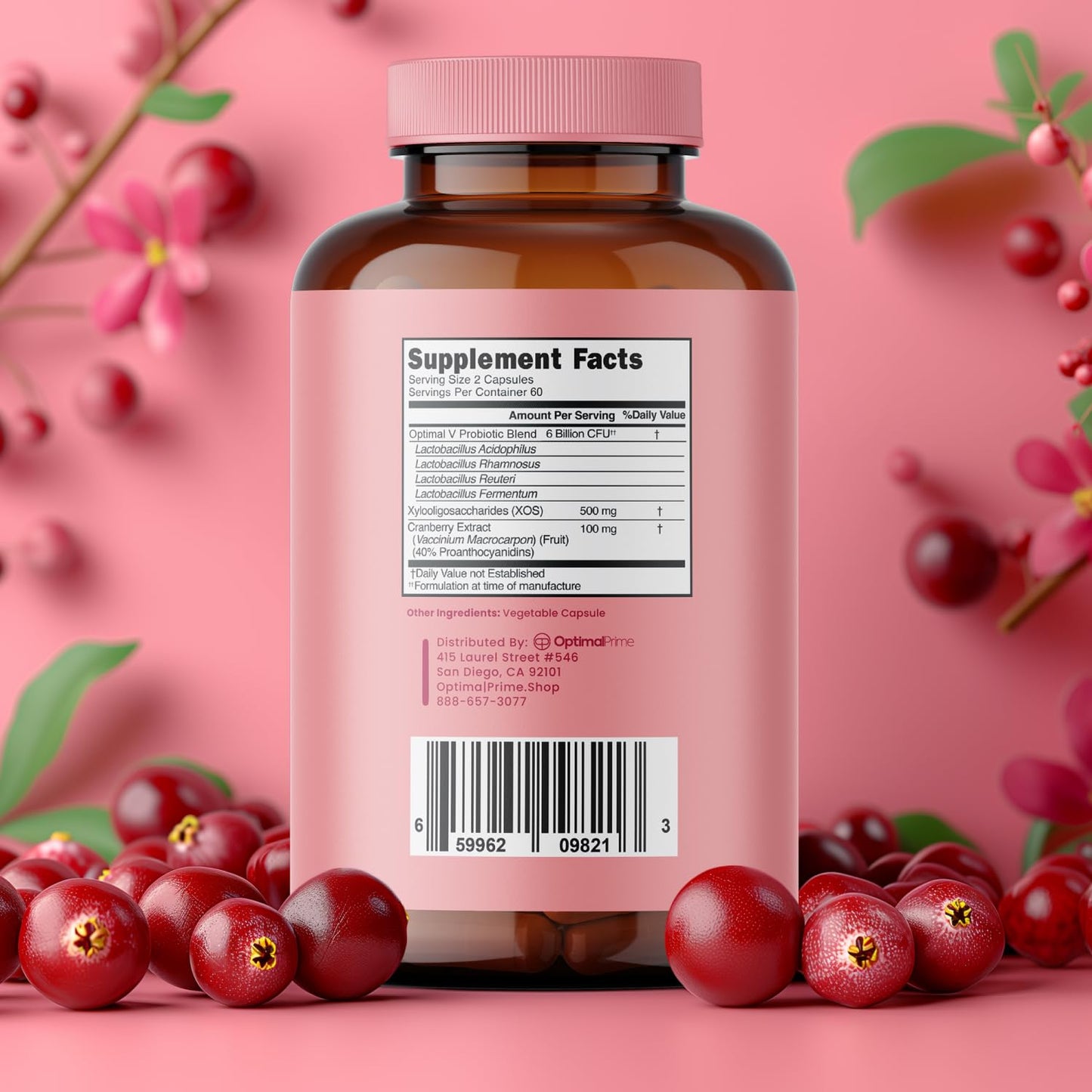 Optimal Prime Vaginal Probiotic for Women, Promotes Healthy pH, Normal Yeast Levels, Odor Control Optimal PrimeBuy Supplements Australia