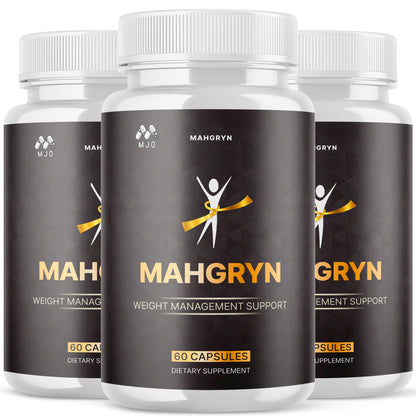 (3 Pack) Mahgryn Capsules, Official Mahgryn Pills with All Natural Ingredients, Advanced Overall Health and Wellness Vitamin Supplement Formula for Maximum Strength Multivitamin Support (180 Capsules) MJOBuy Supplements Australia