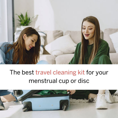 Pixie Cup Menstrual Cup Cleaner Kit - Sterilizer Wash, Public Restroom Carry Cup, 20 Wipes Pixie CupBuy Supplements Australia