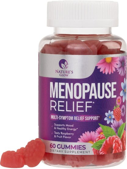 Nature's Glow Menopause Relief Vitamin Gummy for Women - Effective Menopause 
