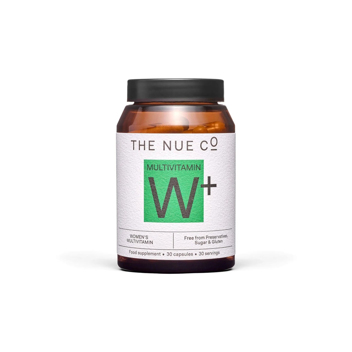 The Nue Co. Women's MULTIVITAMIN Supplement- Supports Energy, Immunity, Focus, Vegan, Gluten Free, 30 Capsules The Nue Co