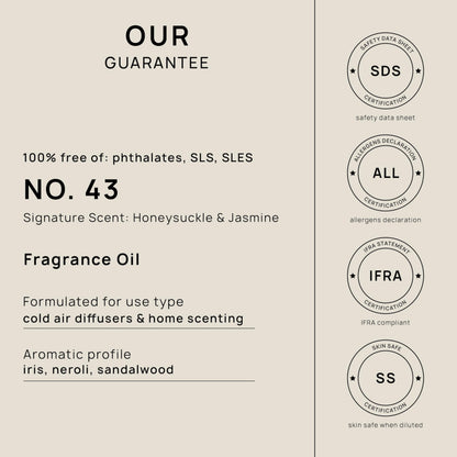 VINEVIDA [4 Fl Oz] Honeysuckle & Jasmine Fragrance Oil for Cold Air Diffusers, Essential Oils VINEVIDABuy Supplements Australia
