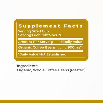 Premier Research Labs Organic Whole Roasted Coffee Beans - Medium Roast, From Guji Region of Ethiopia, Crafted for Optimal Health Benefits, Sweet & Fruity, Well-Balanced, Gluten Free - 1 Pound Premier Research LabsBuy Supplements Australia