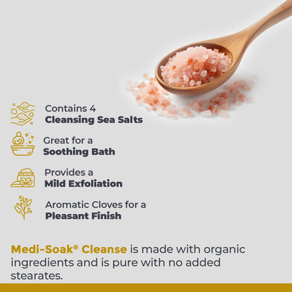 Premier Research Labs Medi-Soak - Bath Salts for Foot and Body Soak, Sea Salt Bath for Women and Men, Relaxing Mineral Bath Soak, Gentle Exfoliant, Organic, Vegan, No Added Fillers - 2 Lb Premier Research LabsBuy Supplements Australia