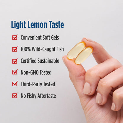 Nordic Naturals EPA, Lemon - 60 Soft Gels - 1210 mg Omega-3 - High-Intensity EPA Formula for Positive Mood, Heart Health & Healthy Immunity - 30 Servings Nordic NaturalsBuy Supplements Australia
