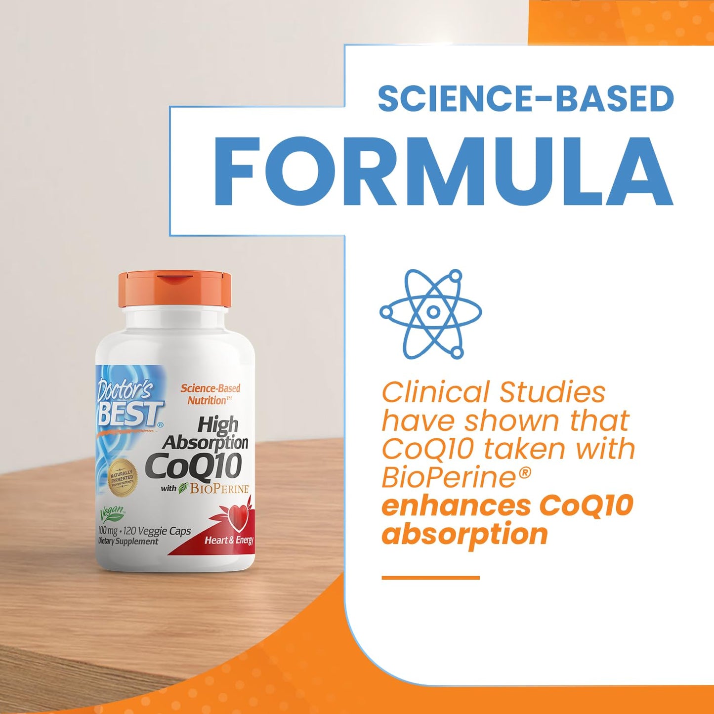 Doctor's Best High Absorption CoQ10 with Bioperine, Heart Health & Energy Production Doctor's BESTBuy Supplements Australia