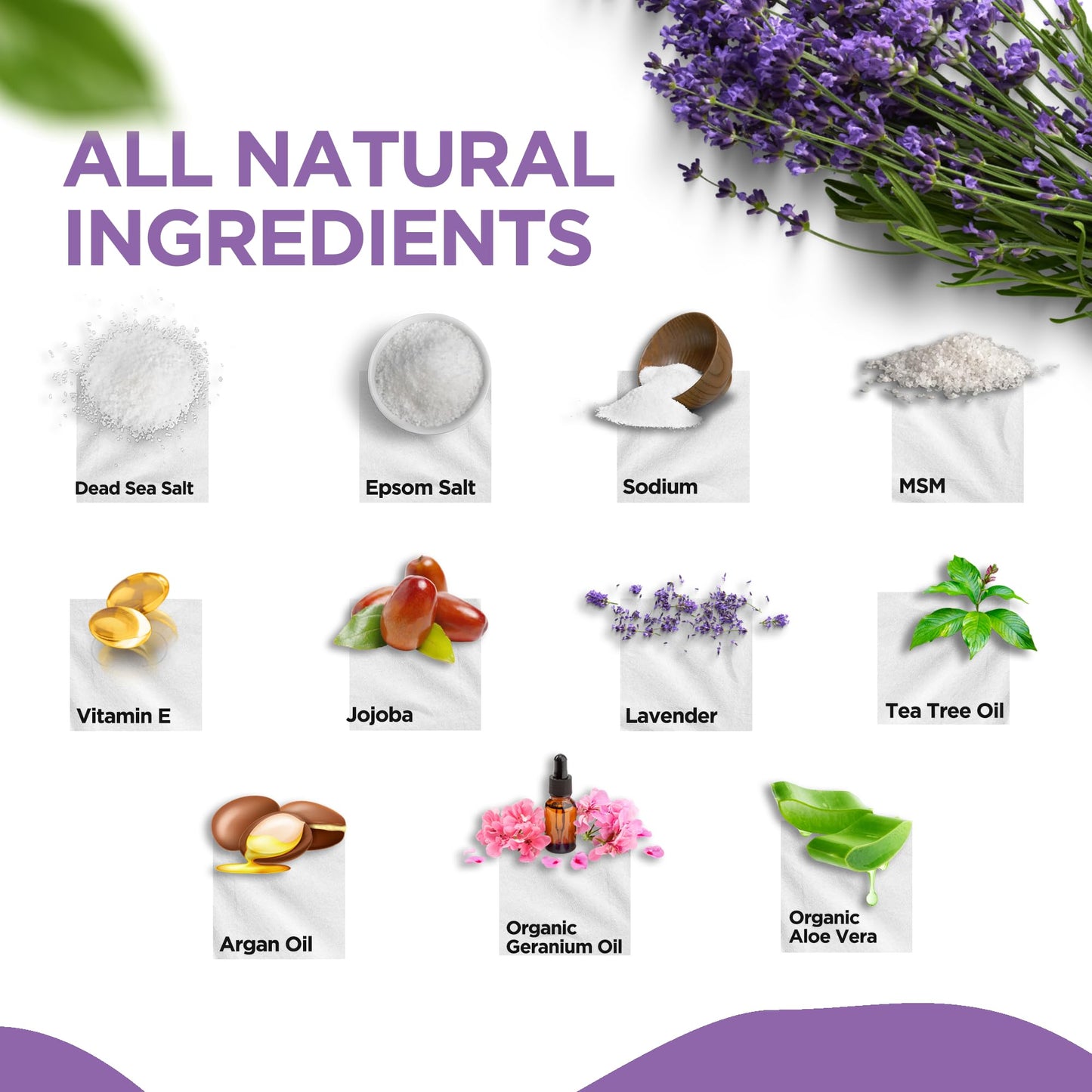 Calming Lavender Foot Soak with Epsom Salt, Made in USA, Foot Soak Soothes Sore Tired DAILY REMEDYBuy Supplements Australia