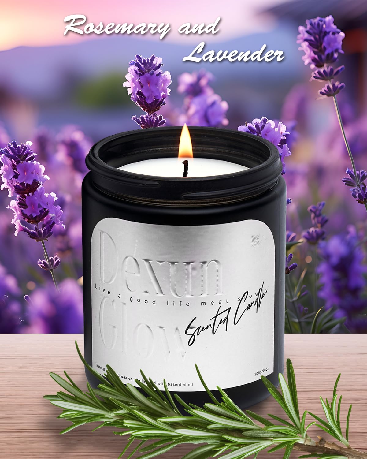Aromatherapy Candle, Handcrafted with Natural Soy Wax and Essential Oils for Home Scented Appreciation Dexun GlowBuy Supplements Australia
