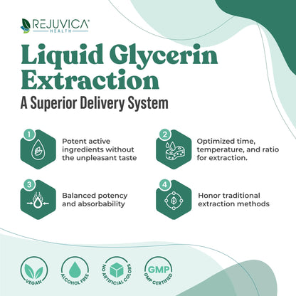 Active Adrenal - Advanced Adrenal Support Tincture - Liquid Delivery for Better Absorption Rejuvica HealthBuy Supplements Australia