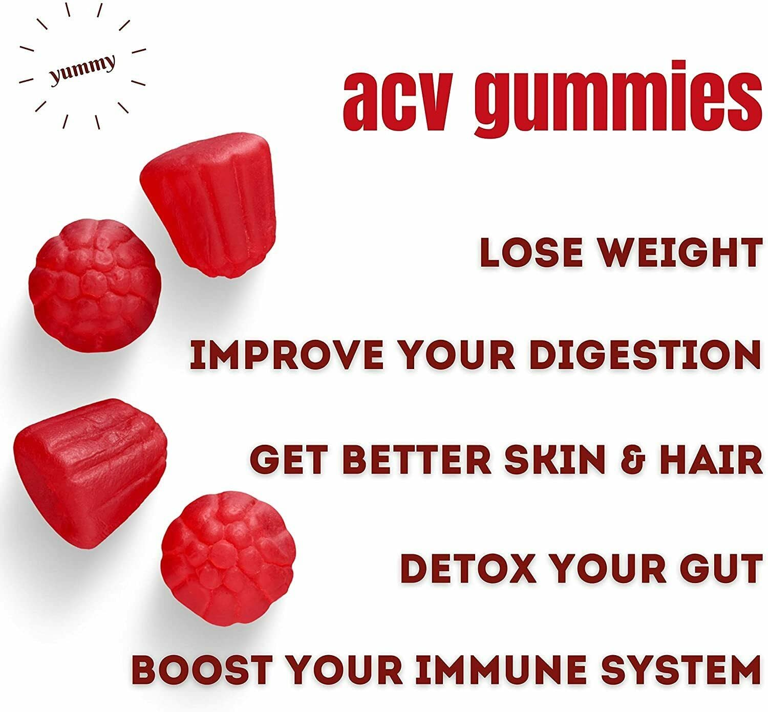 Nutriumph Apple Cider Vinegar Gummies with The Mother Vegan – Weight Loss, Detox NutriumphBuy Supplements Australia
