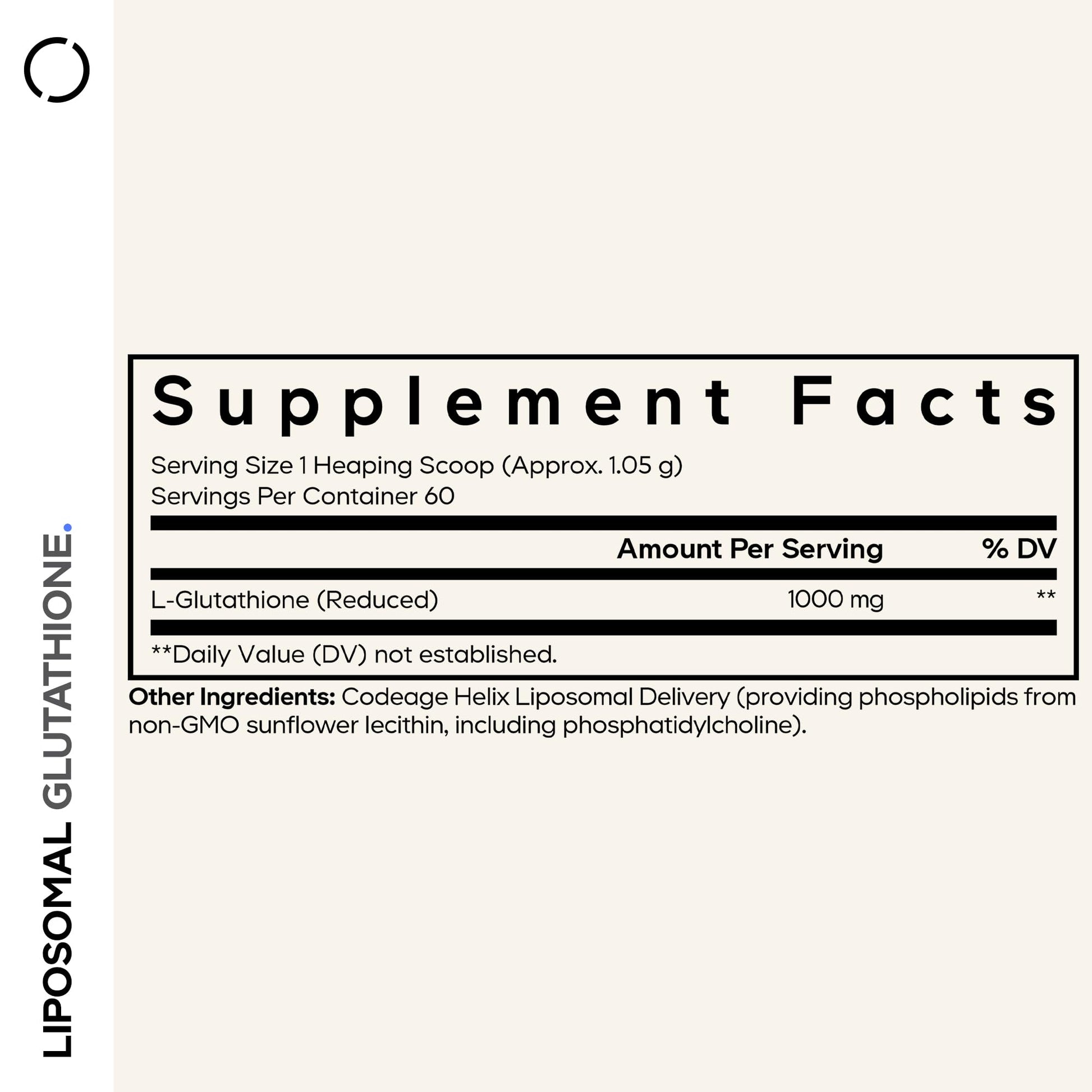 Codeage Liposomal Glutathione Powder - 1,000 mg Vegan Reduced L-Glutathione per Serving, Liposomal Delivery - 2-Month Supply - Unflavored - Phospholipid - Non-GMO Gluten-Free - 2.22 Oz CodeageBuy Supplements Australia