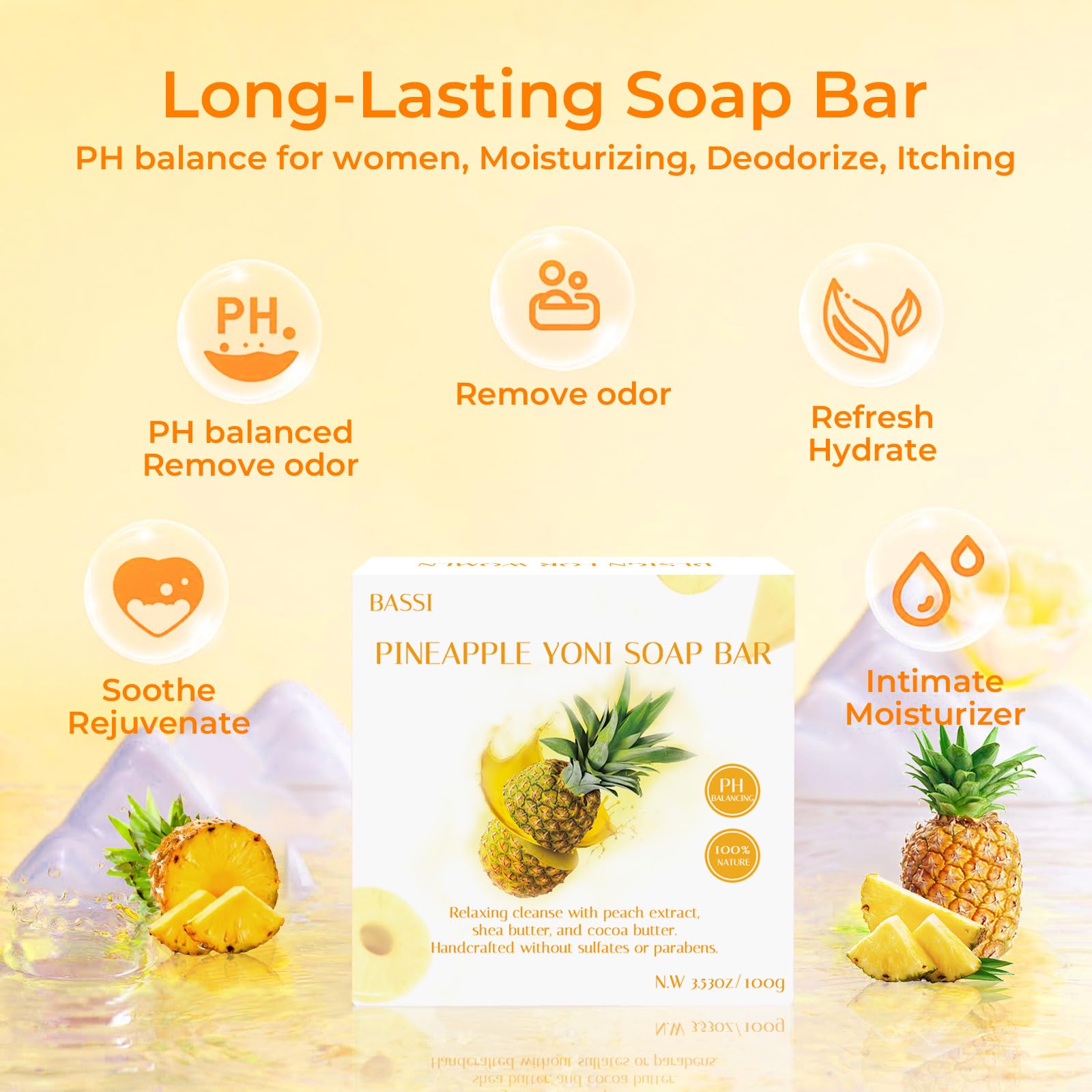 Feminine Wash & Yoni Oil & Yoni Soap Set for Women, Yoni Wash for Vaginal Ph Balance Remove Odor BASSIBuy Supplements Australia