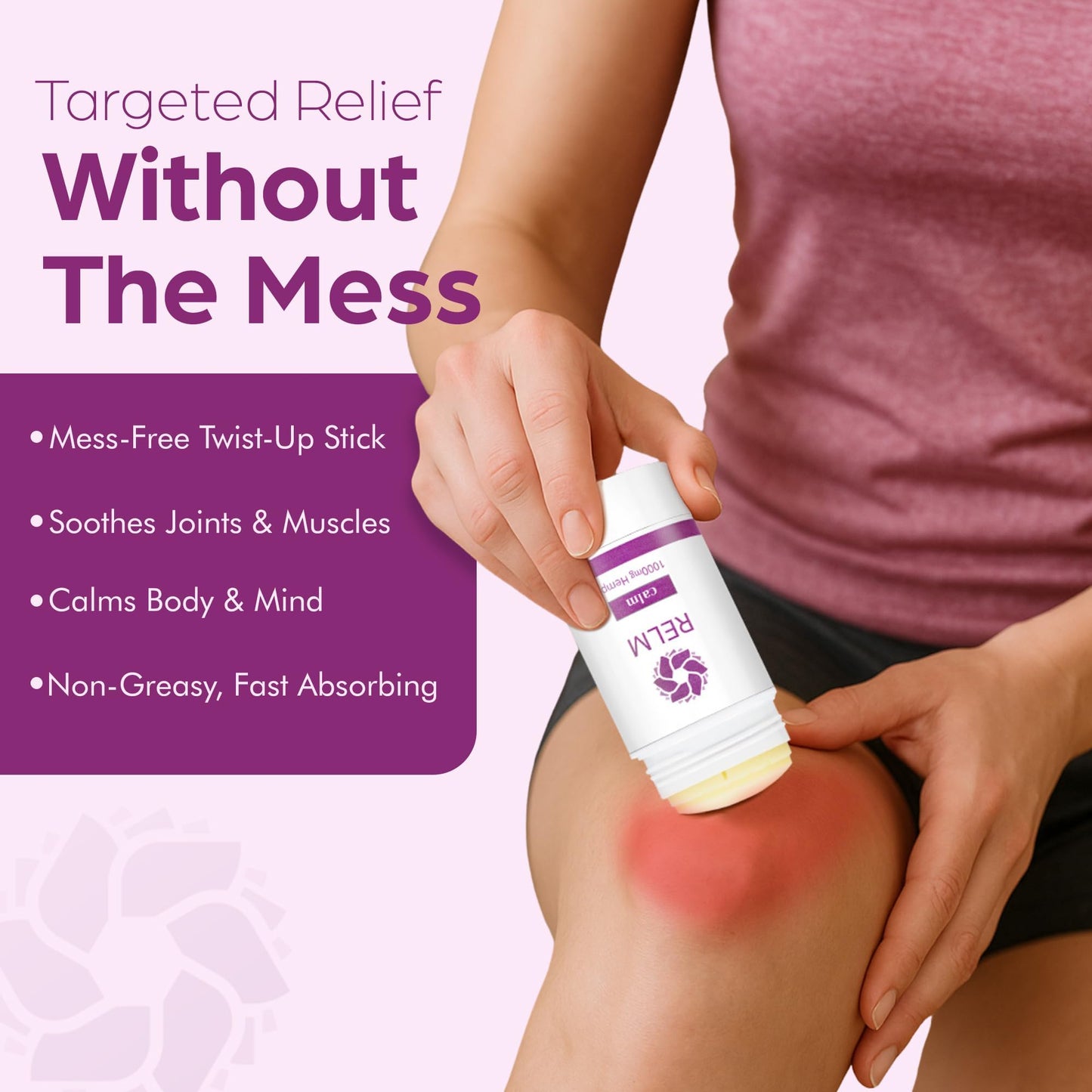 Relm Wellness Hemp Cream Relief - Maximum Strength Oil Roll On - Lavender Essential Oil - 1000mg Hemp - Nighttime Calming Creme | Great for sore Knee, Back, Joints and Muscles | Solid Lotion Balm Relm WellnessBuy Supplements Australia