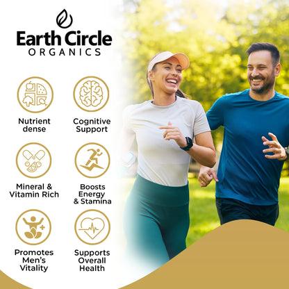 Organic Black Maca Peruvian Root Powder | Black Maca Root for Men | Natural Supplement | Essential Vitamins, Minerals & Fatty Acids Improved Energy | Immune Support (8oz, Pack of 1) Earth Circle OrganicsBuy Supplements Australia