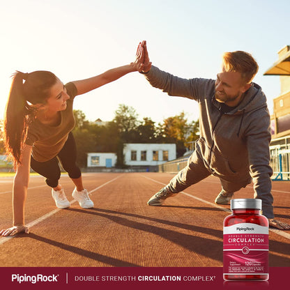 Piping Rock Circulation Supplement | 120 Capsules | Double Strength Complex | Non-GMO, Gluten Free Piping RockBuy Supplements Australia