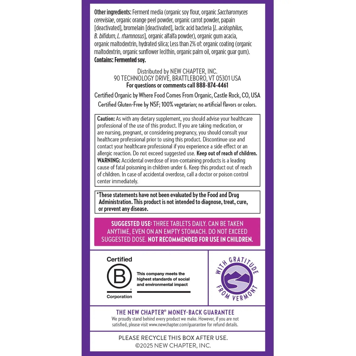 New Chapter, Postnatal Vitamins Lactation Supplement, Complete Multivitamin with Fermented Vitamin D3 + B Vitamins New ChapterBuy Supplements Australia
