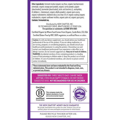 New Chapter, Postnatal Vitamins Lactation Supplement, Complete Multivitamin with Fermented Vitamin D3 + B Vitamins New ChapterBuy Supplements Australia