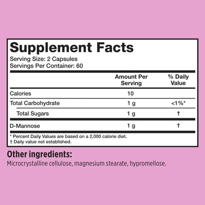Szio+ Utiva D-Mannose 500mg Capsules – Naturally Flush The Bladder and Urinary Tract – UTI Avoidance – D Mannose Supplements for Women – Supports Urinary Tract Infection Treatments, 120 Capsules Szio+Buy Supplements Australia