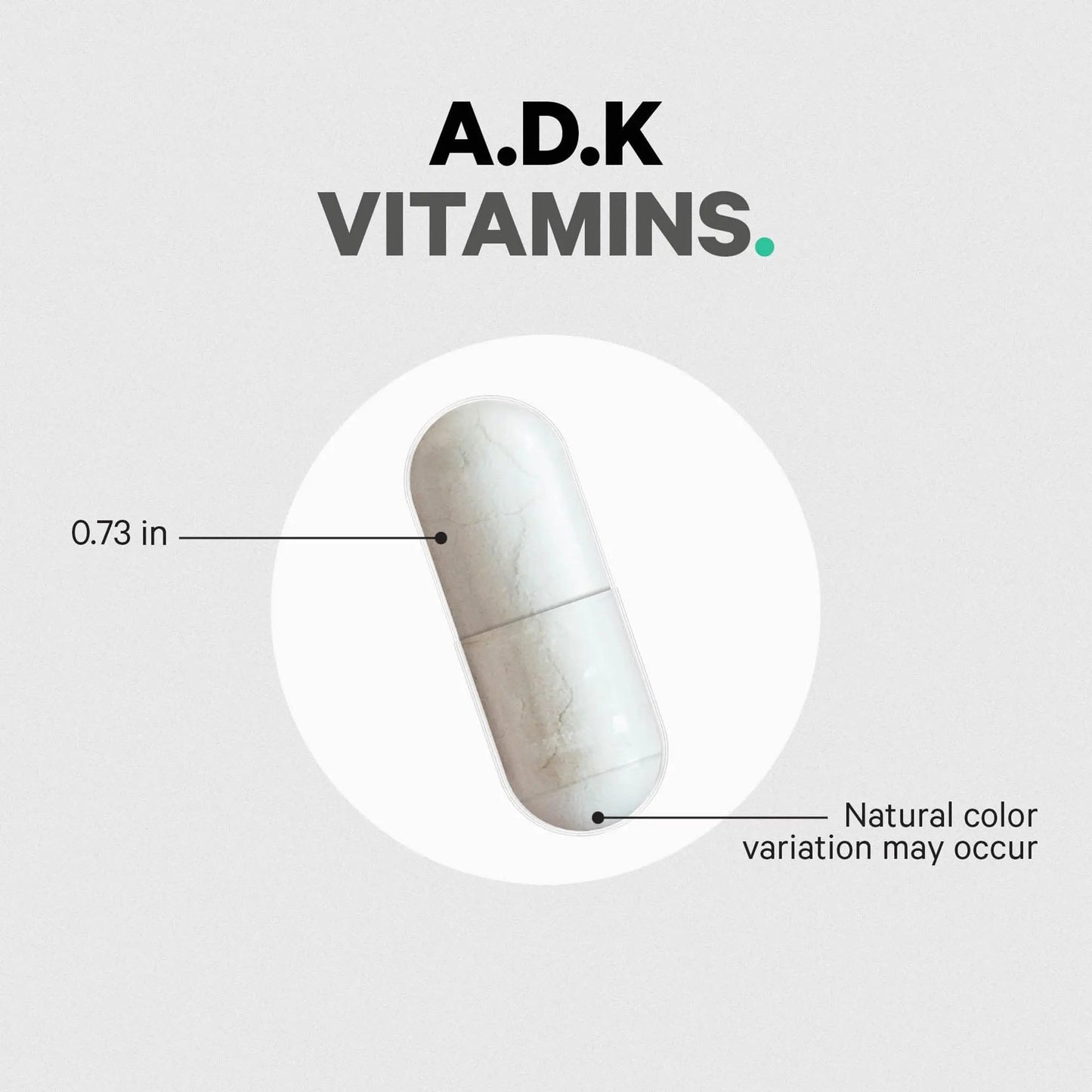 Codeage ADK Vitamins Supplement - Essential Vitamin A, D3 5000 IU, K1 & K2 (MK4 & MK7) - 6-Month Supply - 1 Capsule per Serving Codeage