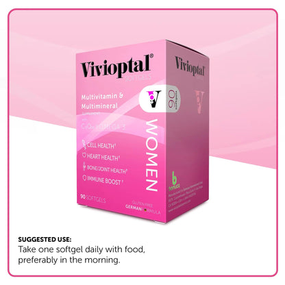Vivioptal, Women, Multivitamin & Multimineral Supplement, 90 Capsules Vivioptal VitaminsBuy Supplements Australia