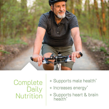 Irwin Naturals Men's Living Green Liquid-Gel Multi - 70 Essential Nutrients, Full-Spectrum Vitamin Supplements for Men, Wholefood Blend - Promotes Brain & Adrenal Support - 120 Liquid Soft-Gels Irwin NaturalsBuy Supplements Australia