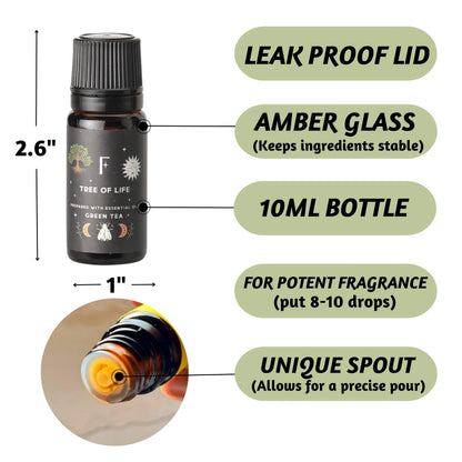 Folkulture Essential Oil Set for Diffuser, Set of 6, Aromatherapy Diffuser Oil Scents for Home FolkultureBuy Supplements Australia