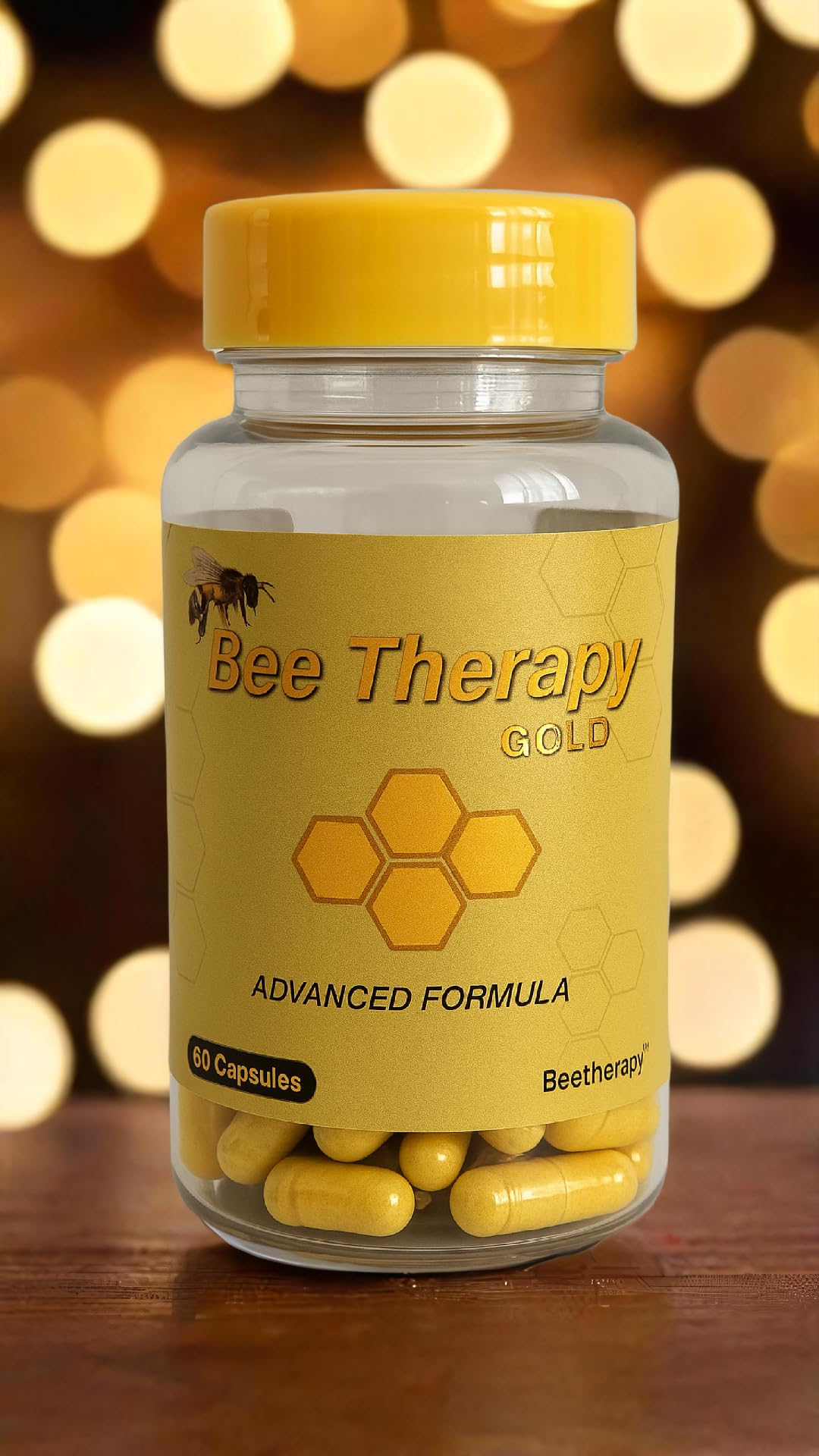 Natural Supplement - Bee Therapy Gold Venom Apitoxin Manuka Honey - Supports Inflammation & Mobility - Neck and Backache - Supports Joints & Muscles- Sprains, Bruises and Strains - Pack 1 60 Capsules Aus HealthcareBuy Supplements Australia