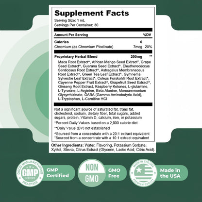 Audizen Drops – Natural Daily Liquid Supplement with Herbal Extracts, Maca Root, Green Tea, Grape Seed & Ginseng – Non-GMO, Gluten-Free, Plant-Based, GMP Certified, Made in USA - 30ml, 3 Month Supply OrbyBuy Supplements Australia